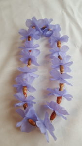 Beaded Lei - Lilac