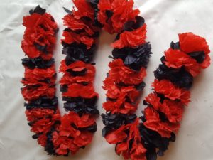 Dashboard Garland - Red and Black 2