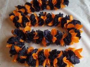 Dashboard Garland - Black and Orange 3