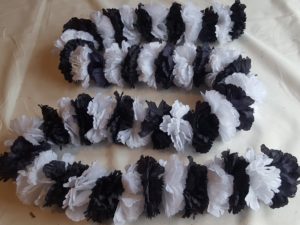 Dashboard Garland - Black and White