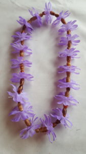 Beaded Lei - Spiky Lilac