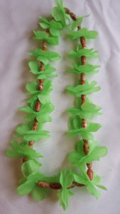 Beaded Lei - Lime Green Small