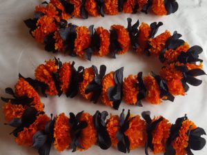 Dashboard Garland - Orange and Black