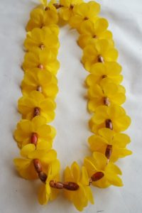 Beaded Lei - Yellow